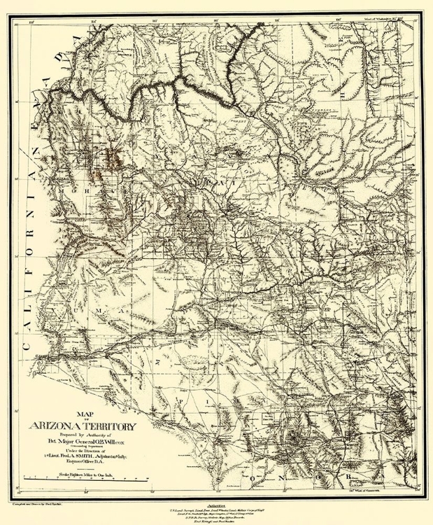 Picture of ARIZONA - RIECKER 1879