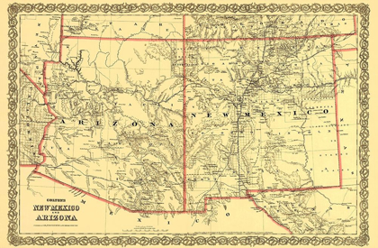 Picture of ARIZONA  NEW MEXICO - COLTON 1873