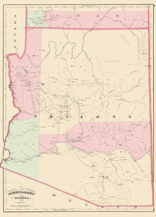 Picture of ARIZONA - ASHER  1874