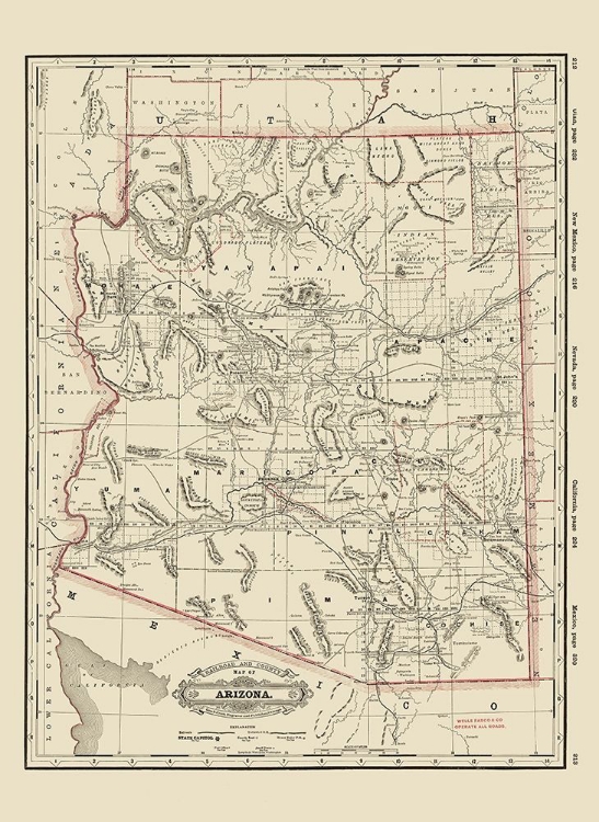 Picture of ARIZONA - CRAM 1889