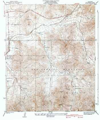 Picture of ACTON CALIFORNIA QUAD - USGS 1939