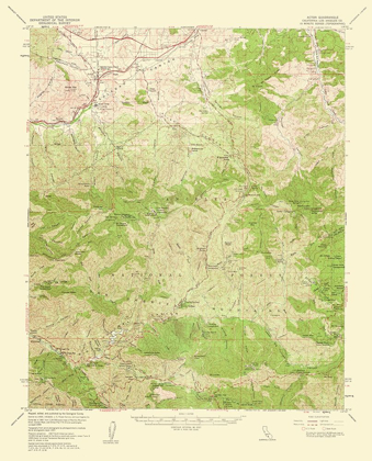 Picture of ACTON CALIFORNIA QUAD - USGS 1961