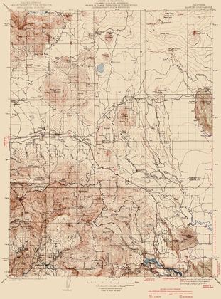 Picture of BARTLE CALIFORNIA QUAD - USGS 1939