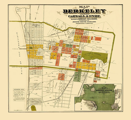 Picture of BERKELEY CALIFORNIA LANDOWNER - CARNELL 1880