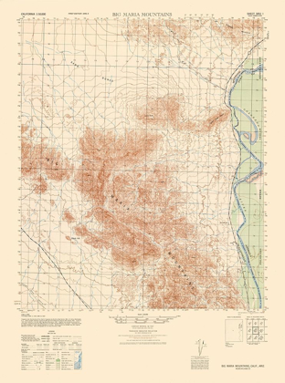 Picture of BIG MARIA MOUNTAINS SHEET - US ARMY  1944