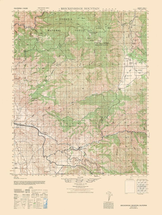 Picture of BRECKENRIDGE MOUNTAIN SHEET - US ARMY 1943