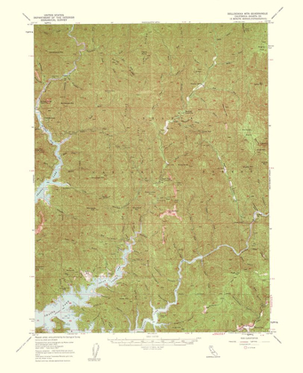 Picture of BOLLIBOKKA MOUNTAIN CALIFORNIA QUAD - USGS 1959
