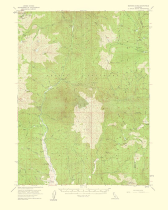 Picture of BONANZA KING CALIFORNIA QUAD - USGS 1960