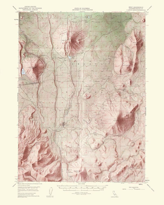 Picture of BRAY CALIFORNIA QUAD - USGS 1963