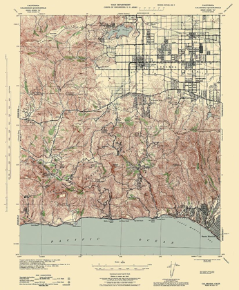 Picture of CALABASAS CALIFORNIA QUAD - USGS 1944