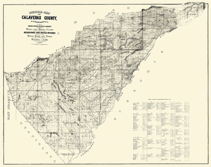 Picture of CALAVERAS CALIFORNIA MINES  MINING CLAIMS