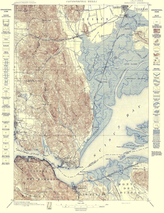 Picture of CARQUINEZ STRAIGHT CALIFORNIA QUAD - USGS 1898