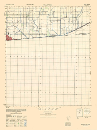 Picture of CALEXICO SHEET - US ARMY  1944