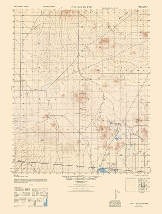 Picture of CASTLE BUTTE SHEET - US ARMY  1943