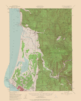 Picture of CRESCENT CITY CALIFORNIA QUAD - USGS 1952