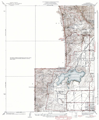 Picture of CHATSWORTH CALIFORNIA QUAD - USGS 1940