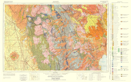 Picture of GEOLOGIC CALIFORNIA CHICO SHEET - BURNETT 1957