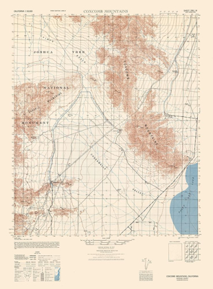 Picture of COXCOMB MOUNTAINS SHEET - US ARMY  1944