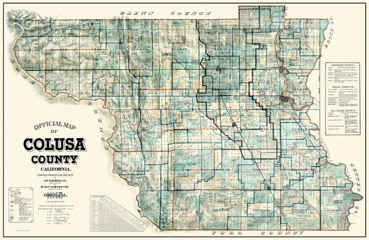 Picture of COLUSA CALIFORNIA LANDOWNER - KAERTH 1915