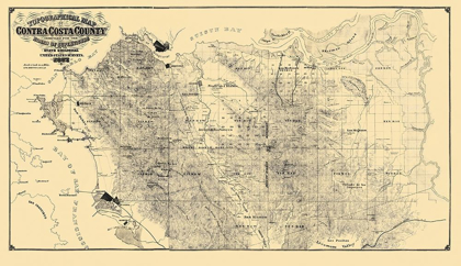 Picture of CONTRA COSTA CALIFORNIA - USGS 1871