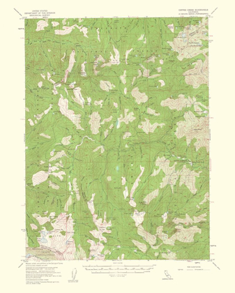 Picture of COFFEE CREEK CALIFORNIA QUAD - USGS 1960