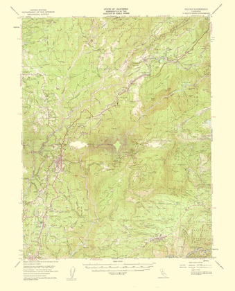 Picture of COLFAX CALIFORNIA QUAD - USGS 1961