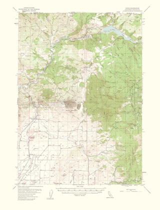 Picture of COPCA CALIFORNIA QUAD - USGS 1963