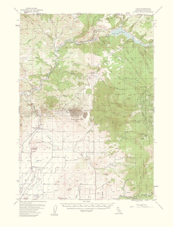 Picture of COPCA CALIFORNIA QUAD - USGS 1963