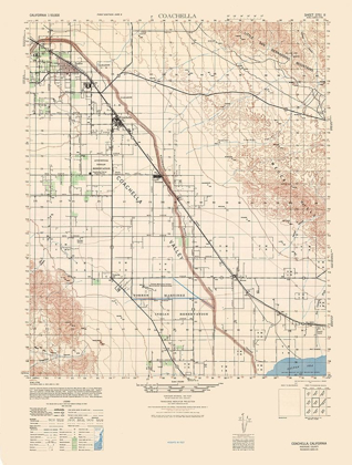 Picture of COACHELLA SHEET - US ARMY  1943