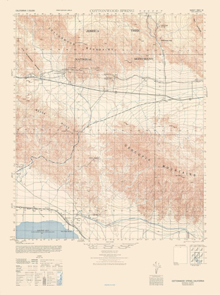 Picture of COTTONWOOD SPRINGS SHEET - US ARMY 1944