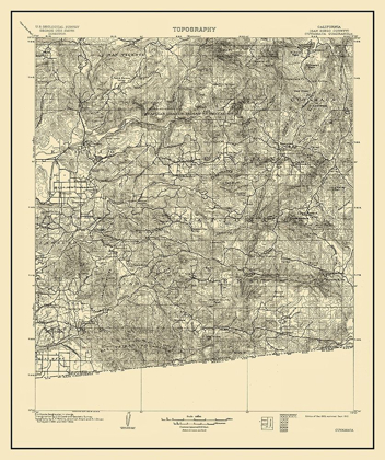 Picture of CUYAMACA CALIFORNIA QUAD - USGS 1903
