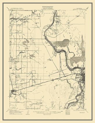 Picture of DAVISVILLE CALIFORNIA QUAD - USGS 1907