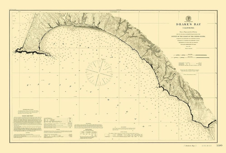 Picture of DRAKES BAY - USGS 1883