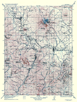 Picture of DUNSMUIR CALIFORNIA QUAD - USGS 1935