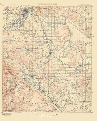 Picture of ELSINORE CALIFORNIA QUAD - USGS 1901