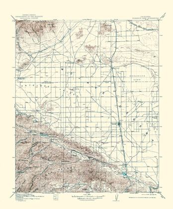 Picture of ELIZABETH LAKE CALIFORNIA QUAD - USGS 1917