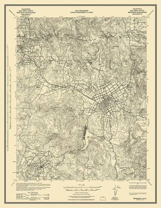 Picture of ESCONDIDO CALIFORNIA QUAD - USGS 1942