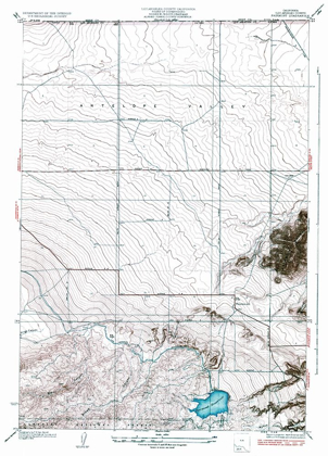 Picture of FAIRMONT CALIFORNIA QUAD - USGS 1937