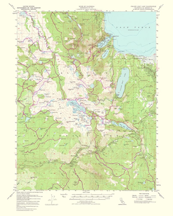 Picture of FALLEN LEAF LAKE CALIFORNIA QUAD - USGS 1964