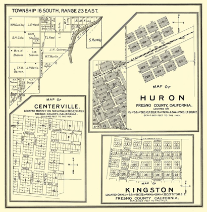 Picture of HURON, KINGSTON, CENTERVILLE CALIFORNIA LANDOWNER