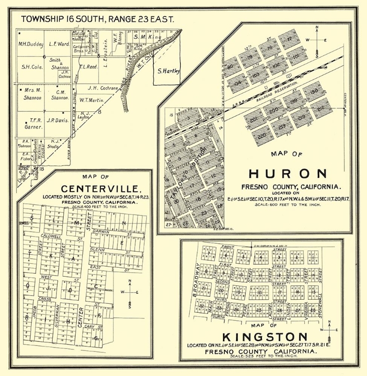 Picture of HURON, KINGSTON, CENTERVILLE CALIFORNIA LANDOWNER