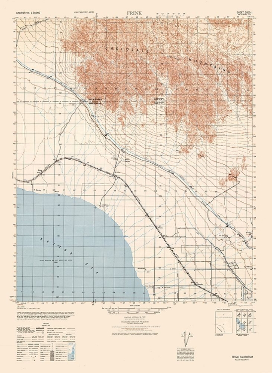 Picture of FRINK SHEET - US ARMY 1944