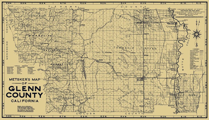 Picture of GLENN CALIFORNIA - METSKER 1936