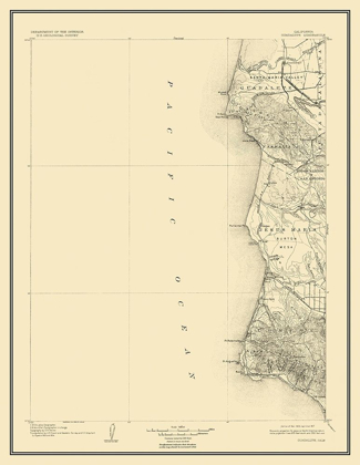 Picture of GUADALUPE CALIFORNIA QUAD - USGS 1905