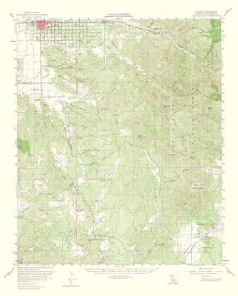 Picture of HEMET CALIFORNIA QUAD - USGS 1964