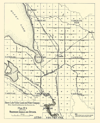 Picture of HONEY LAKE - TAYLOR 1891