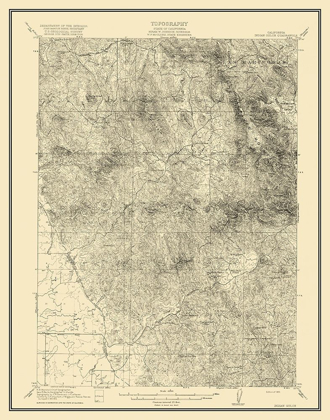 Picture of INDIAN GULCH CALIFORNIA QUAD - USGS 1920