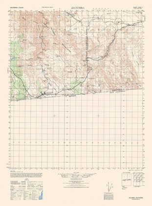 Picture of JACUMBA SHEET - US ARMY 1942