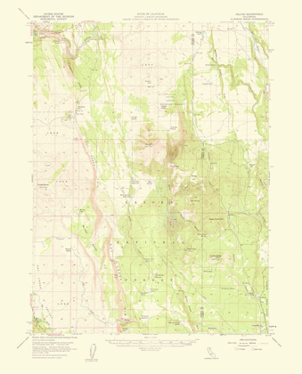 Picture of JELLICO CALIFORNIA QUAD - USGS 1959