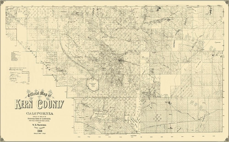 Picture of KERN CALIFORNIA LANDOWNER - MACMURDO 1892